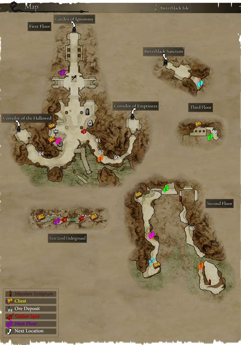 dragon's dogma bitterblack map.